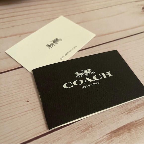 COACH white leather backpack authentic brand new